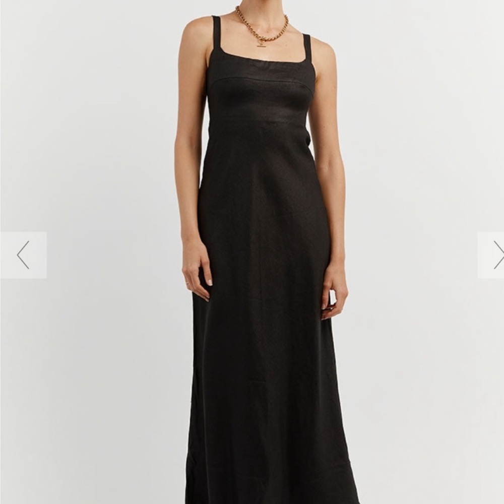 NWT Dissh Campbell White Linen Midi Dress